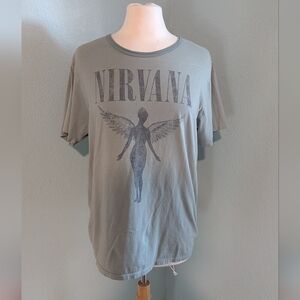 Nirvana Gray Graphic T-Shirt